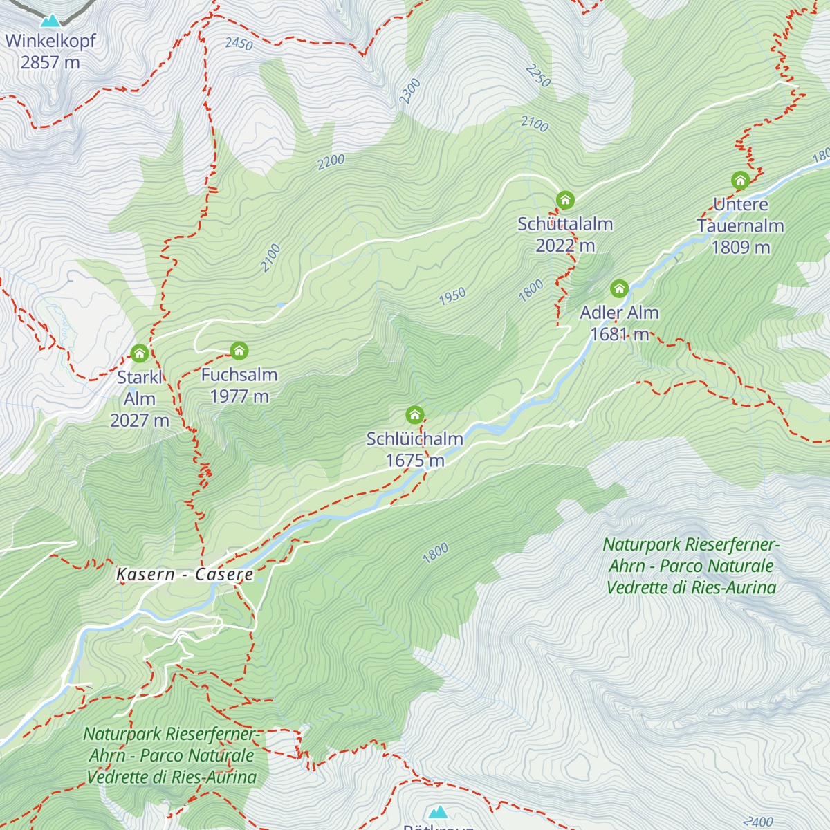 Schlüichalm map