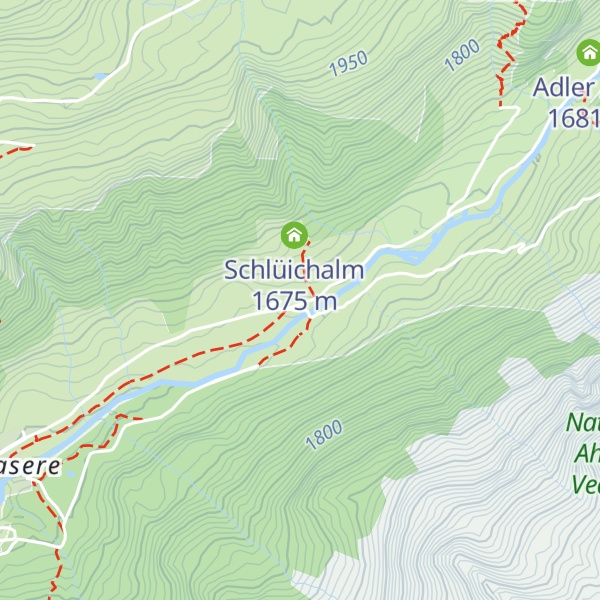 Map of Talschlusshütte Heilig Geist