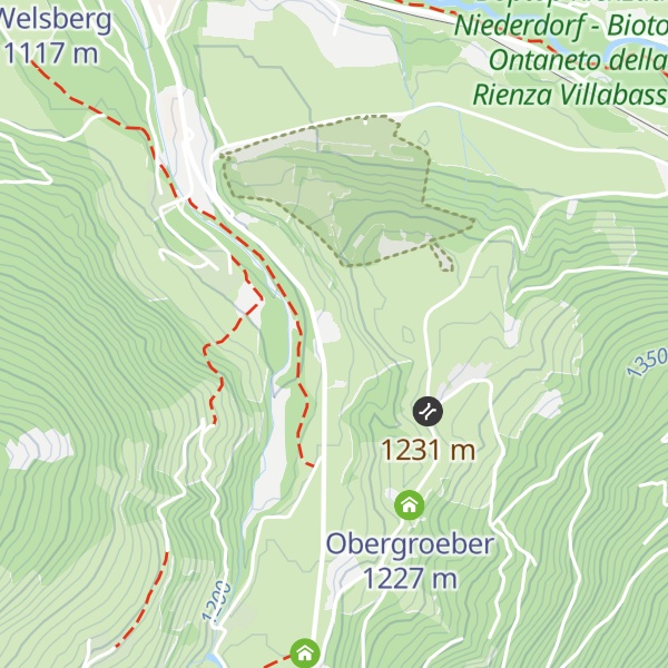 Map of Hotel Erika
