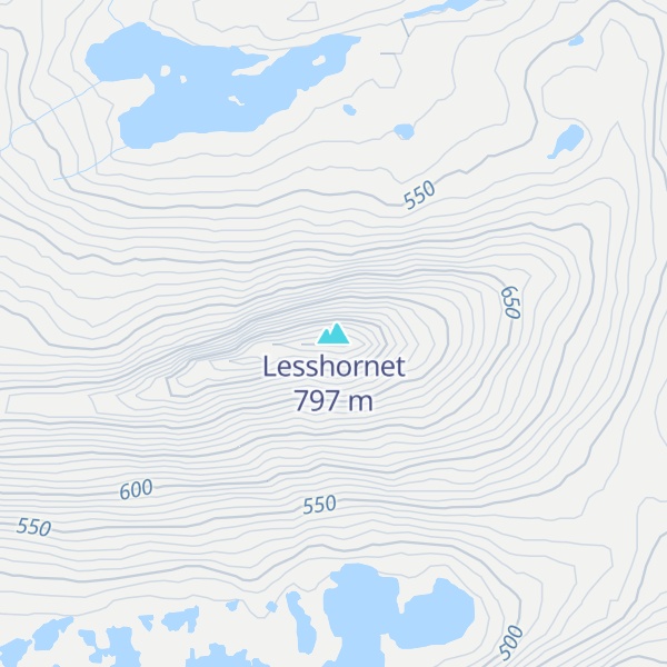 Map of Lesshornet
