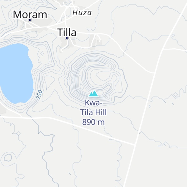 Map of Kwa-Tila Hill
