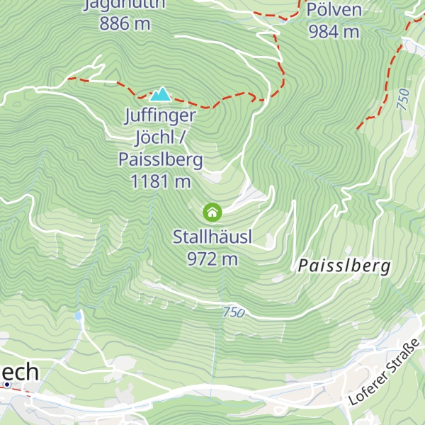 Map of Stallhäusl