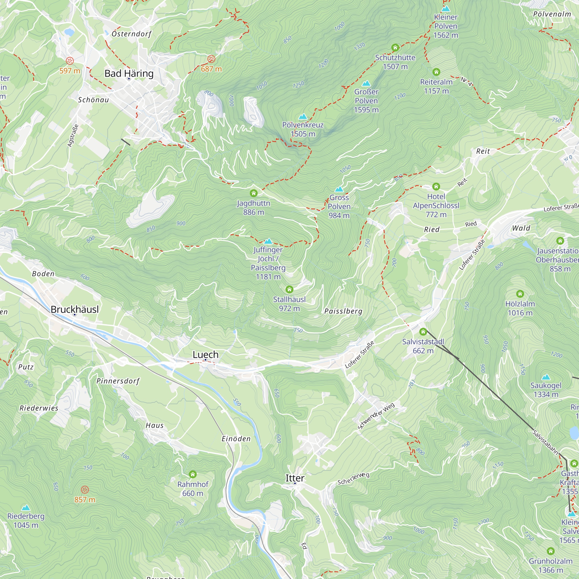 Stallhäusl map