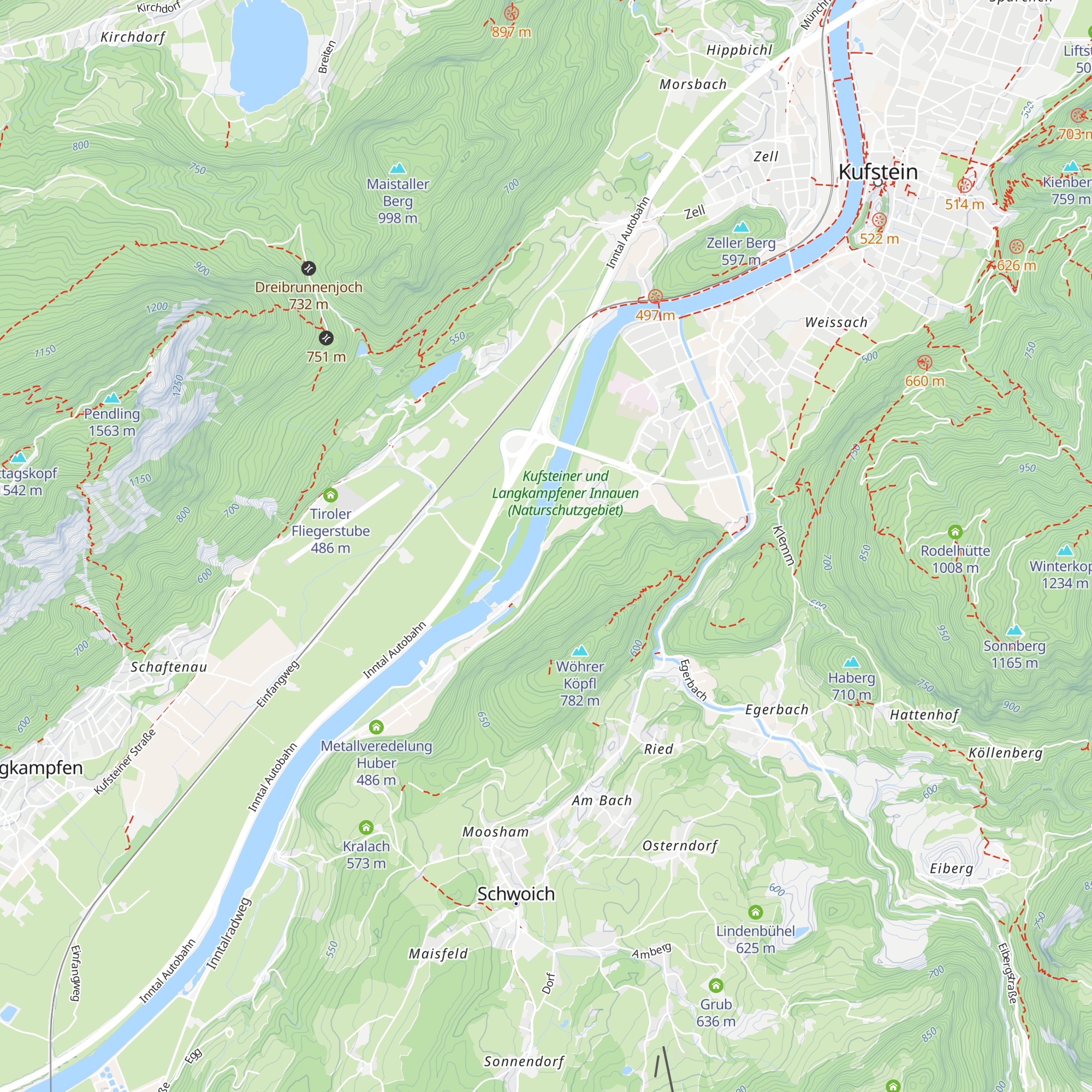 Fernheizwerk Kufstein map