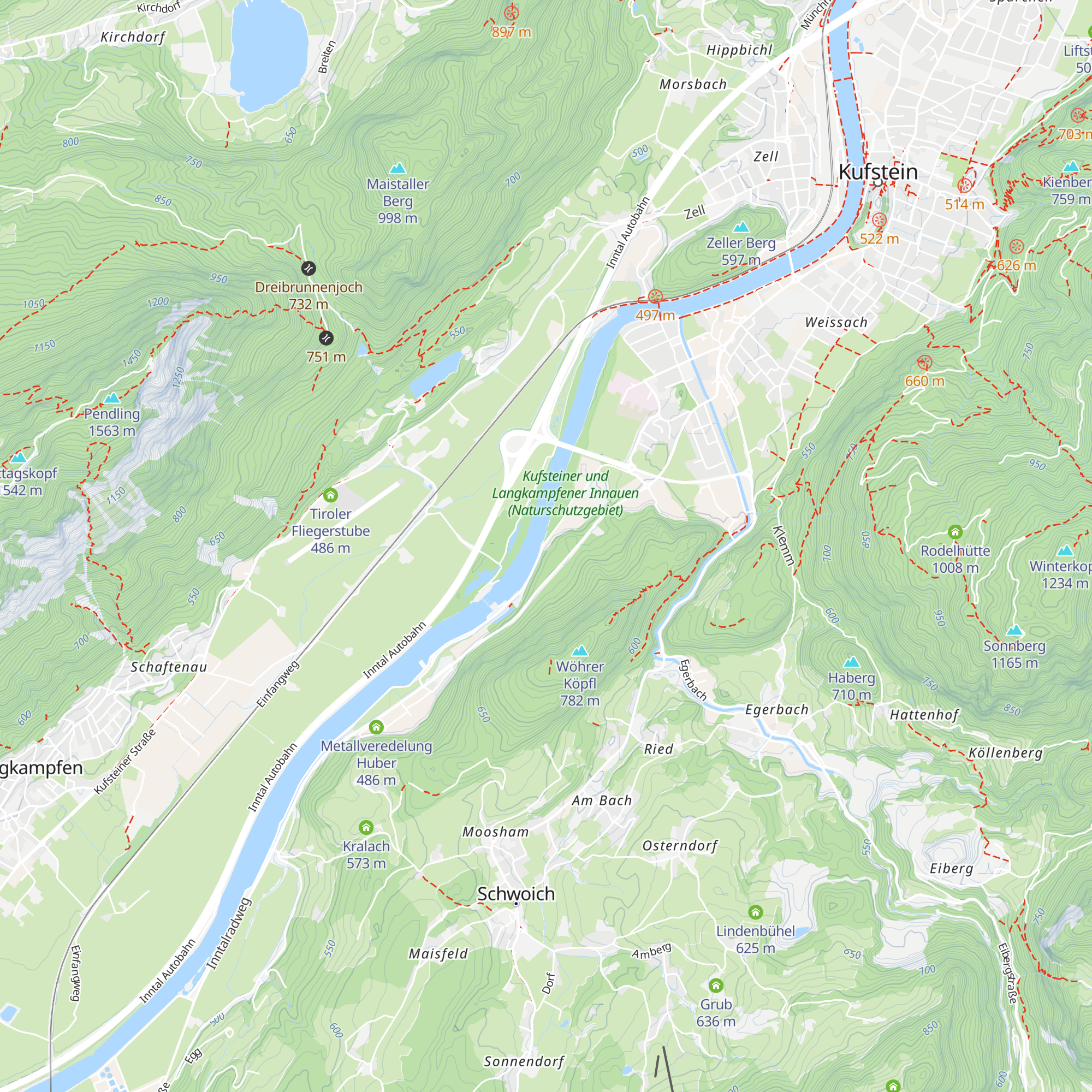 Fernheizwerk Kufstein map