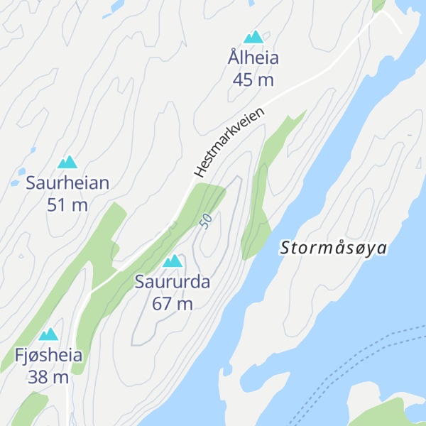 Map of Nordlikammen