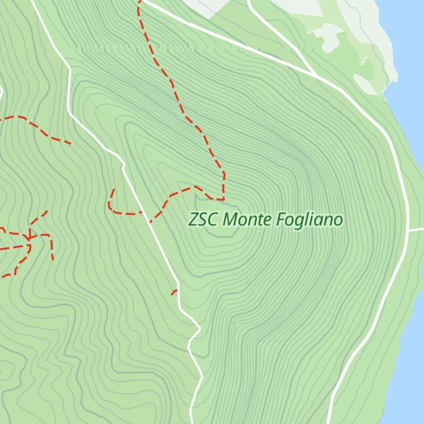 Map of Monte Fogliano
