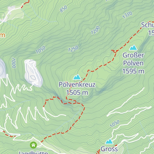 Map of Pölvenkreuz