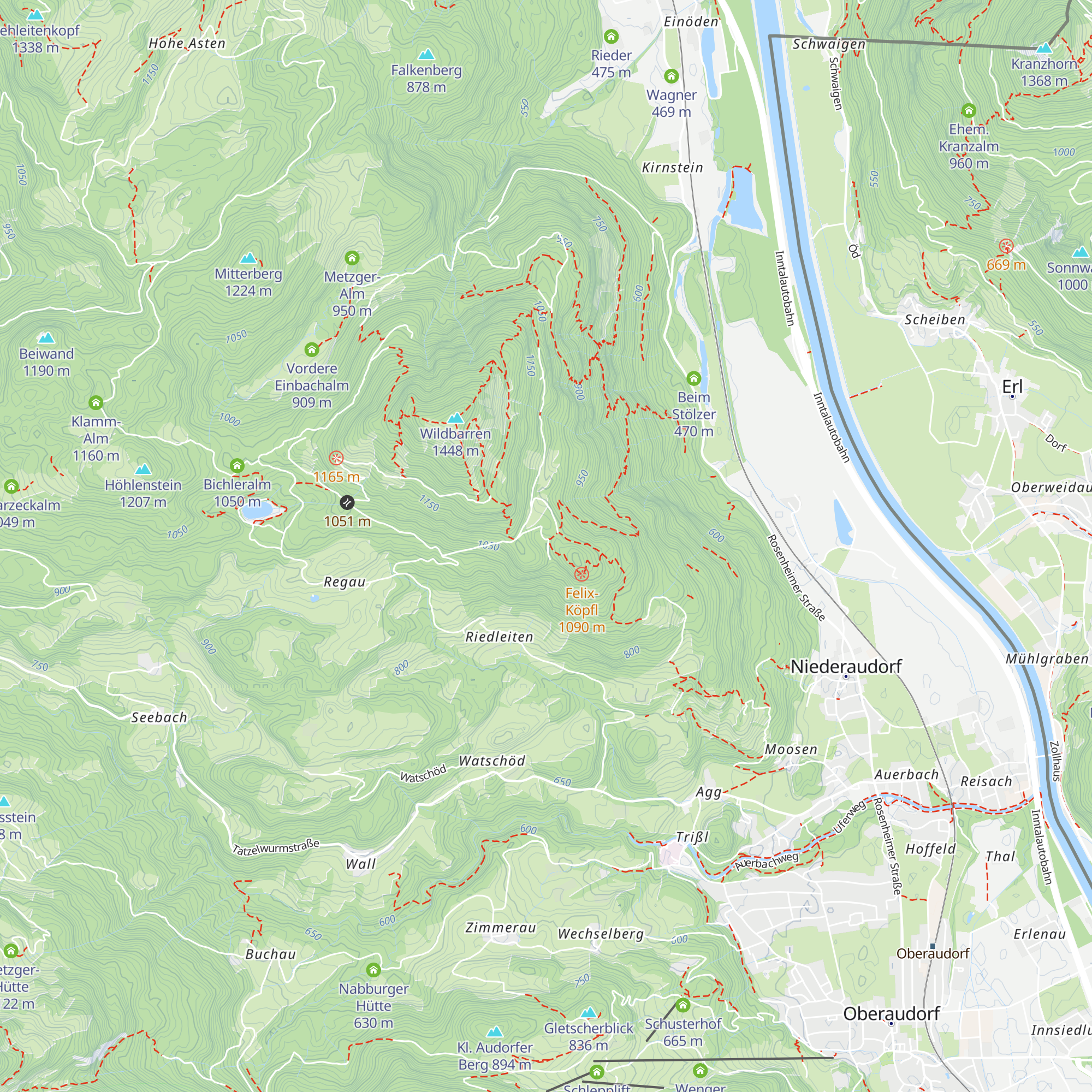 Untere Felixalm map