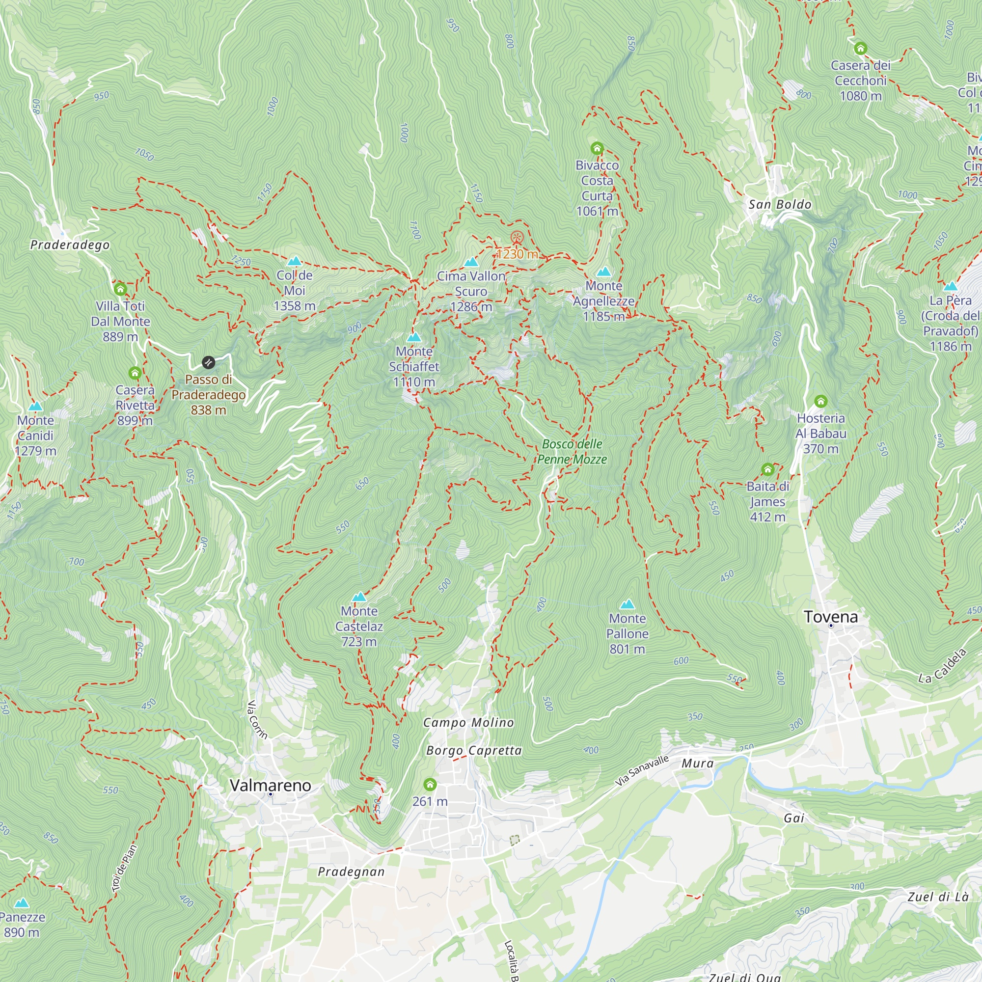 San Gaetano map