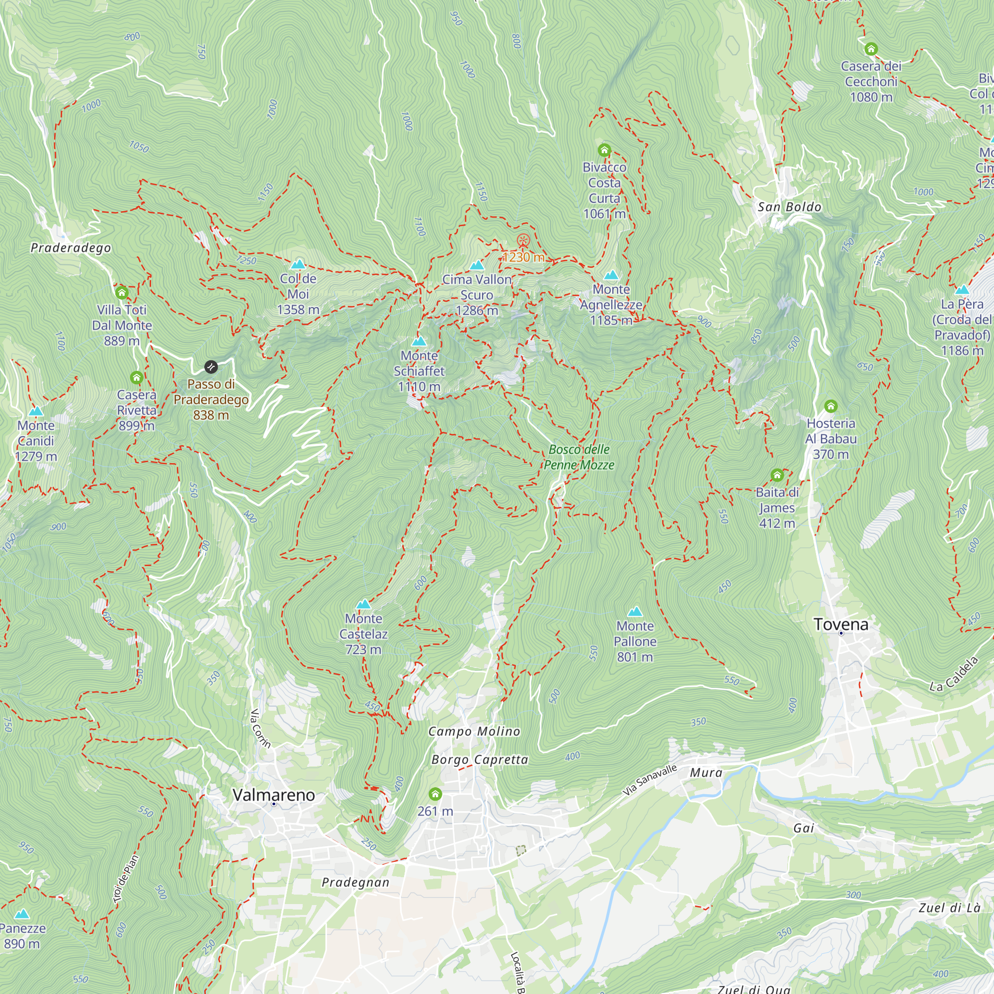 San Gaetano map