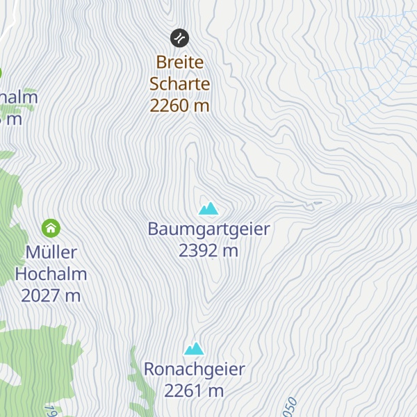Map of Baumgartgeier