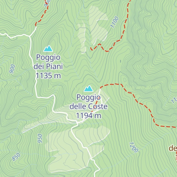 Map of Poggio delle Coste