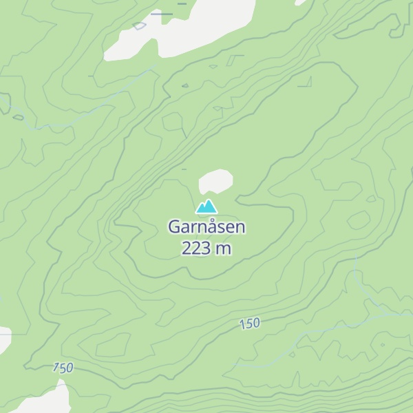 Map of Garnåsen