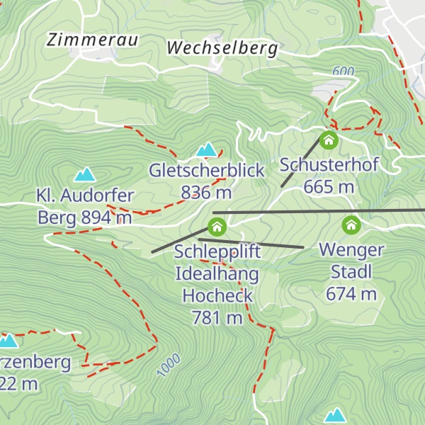 Map of Bergbahn Hocheck