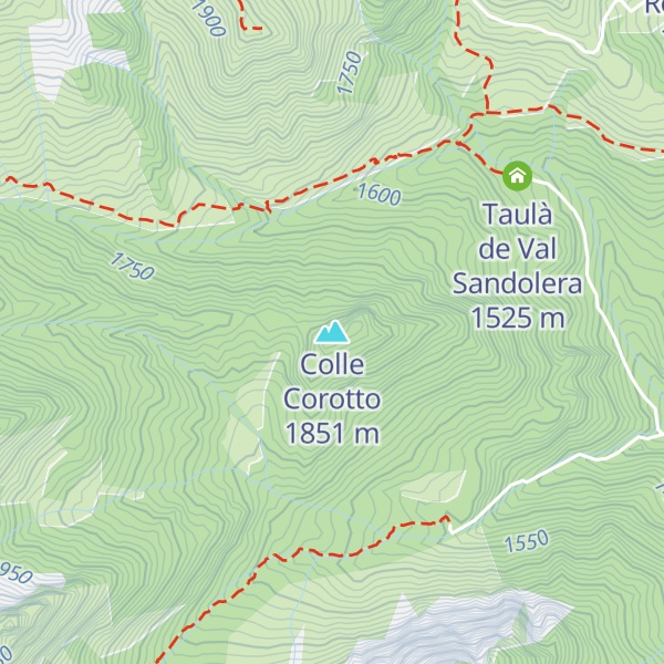 Map of Colle Corotto