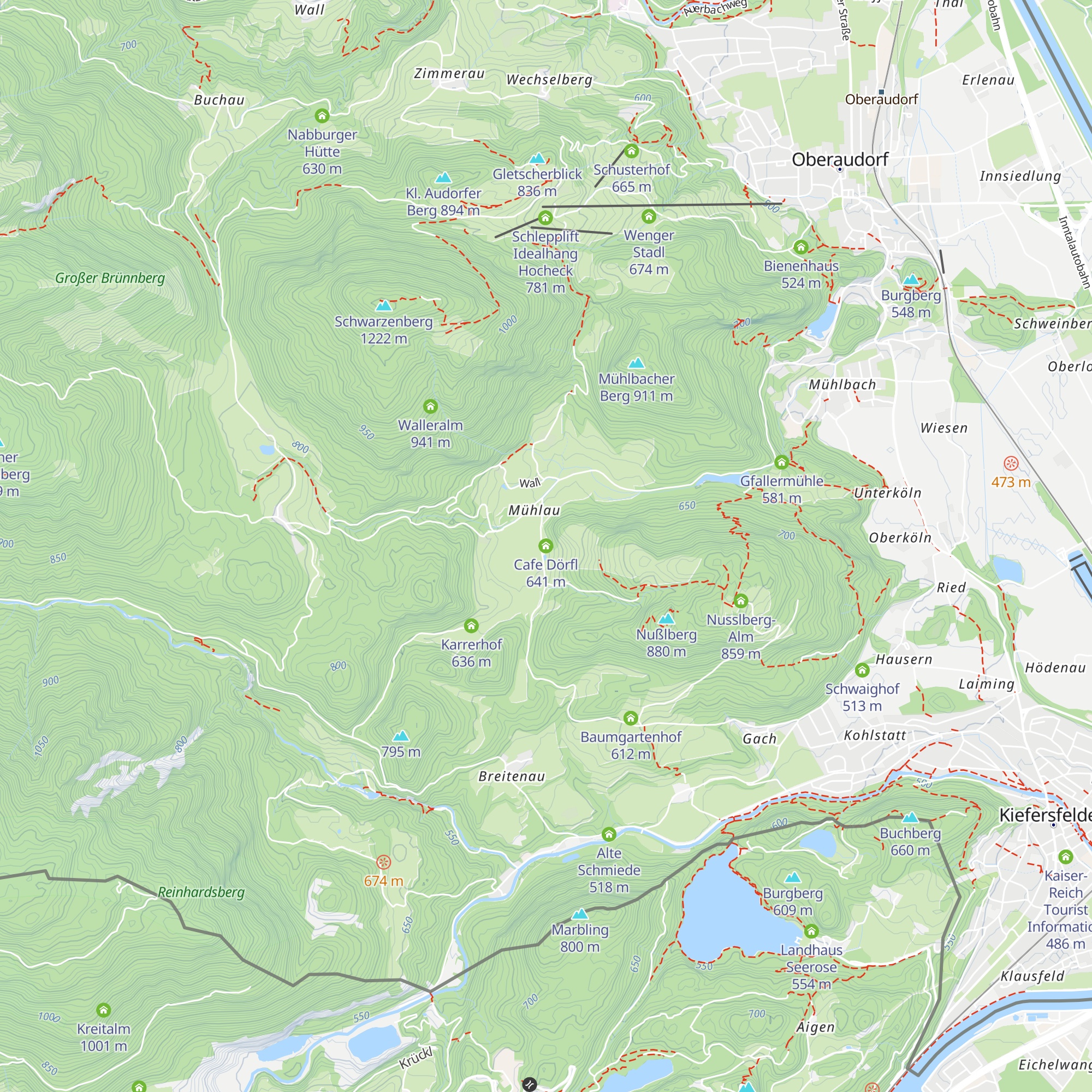 Cafe Dörfl map