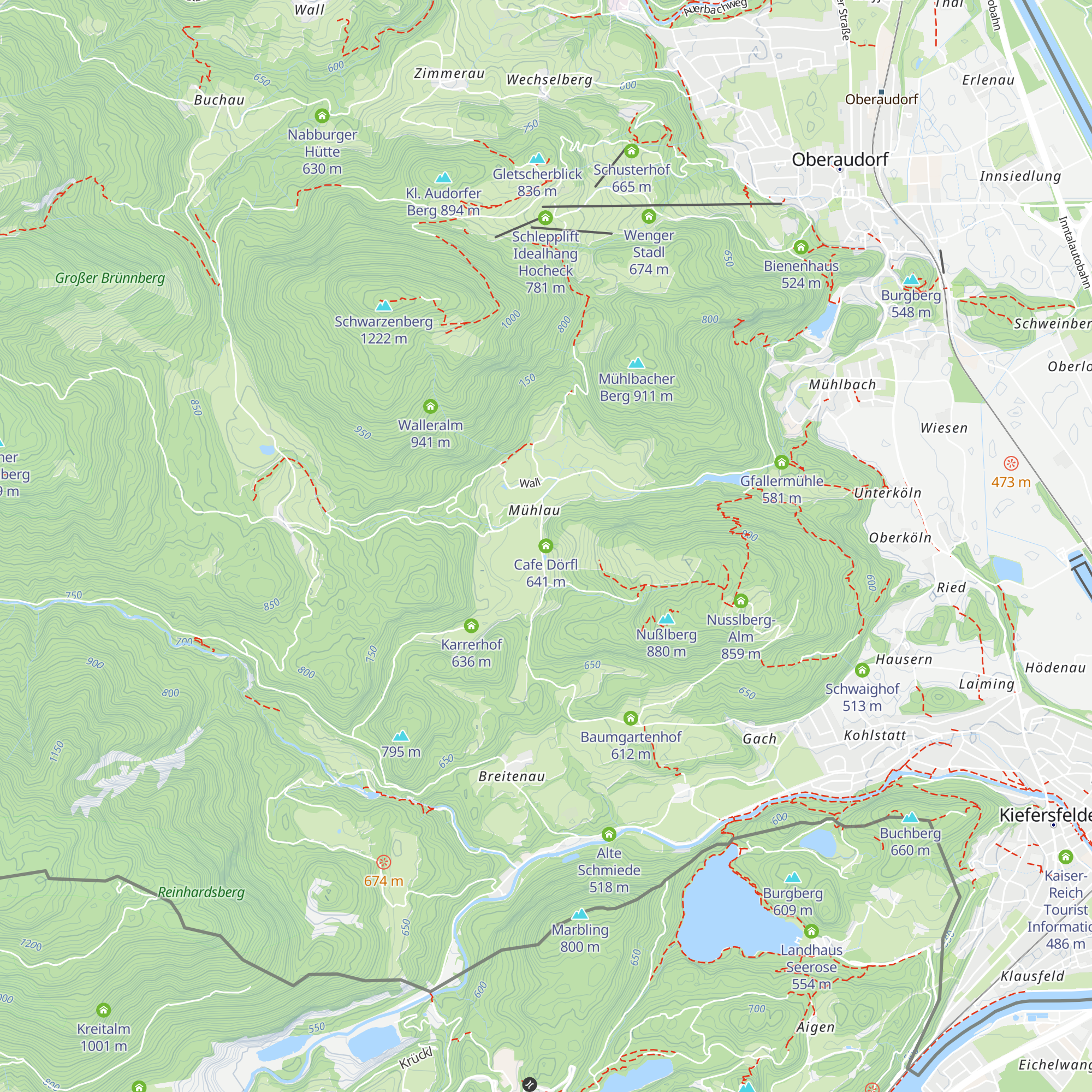 Cafe Dörfl map