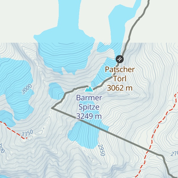 Map of Barmer Spitze