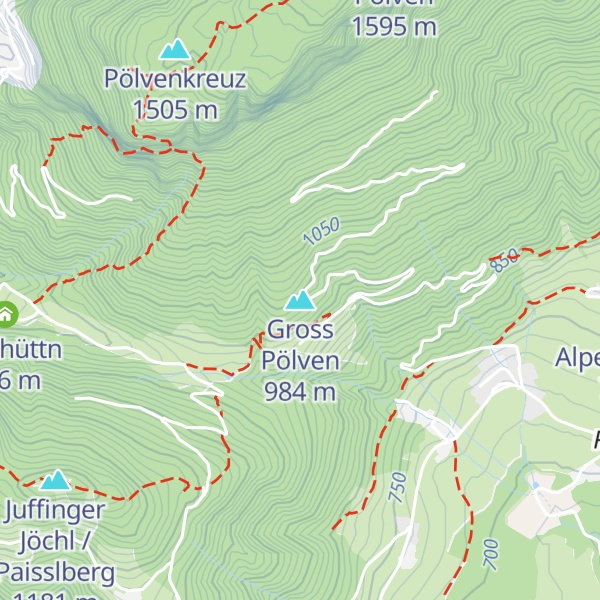 Map of Gross Pölven
