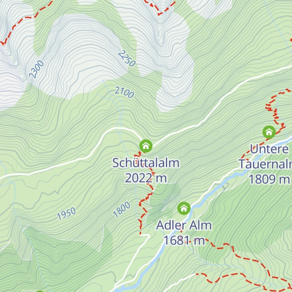 Map of Schüttalalm