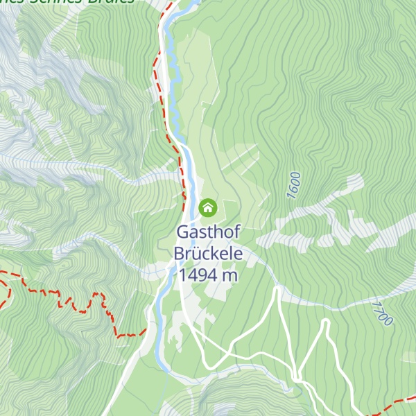 Map of Gasthof Brückele