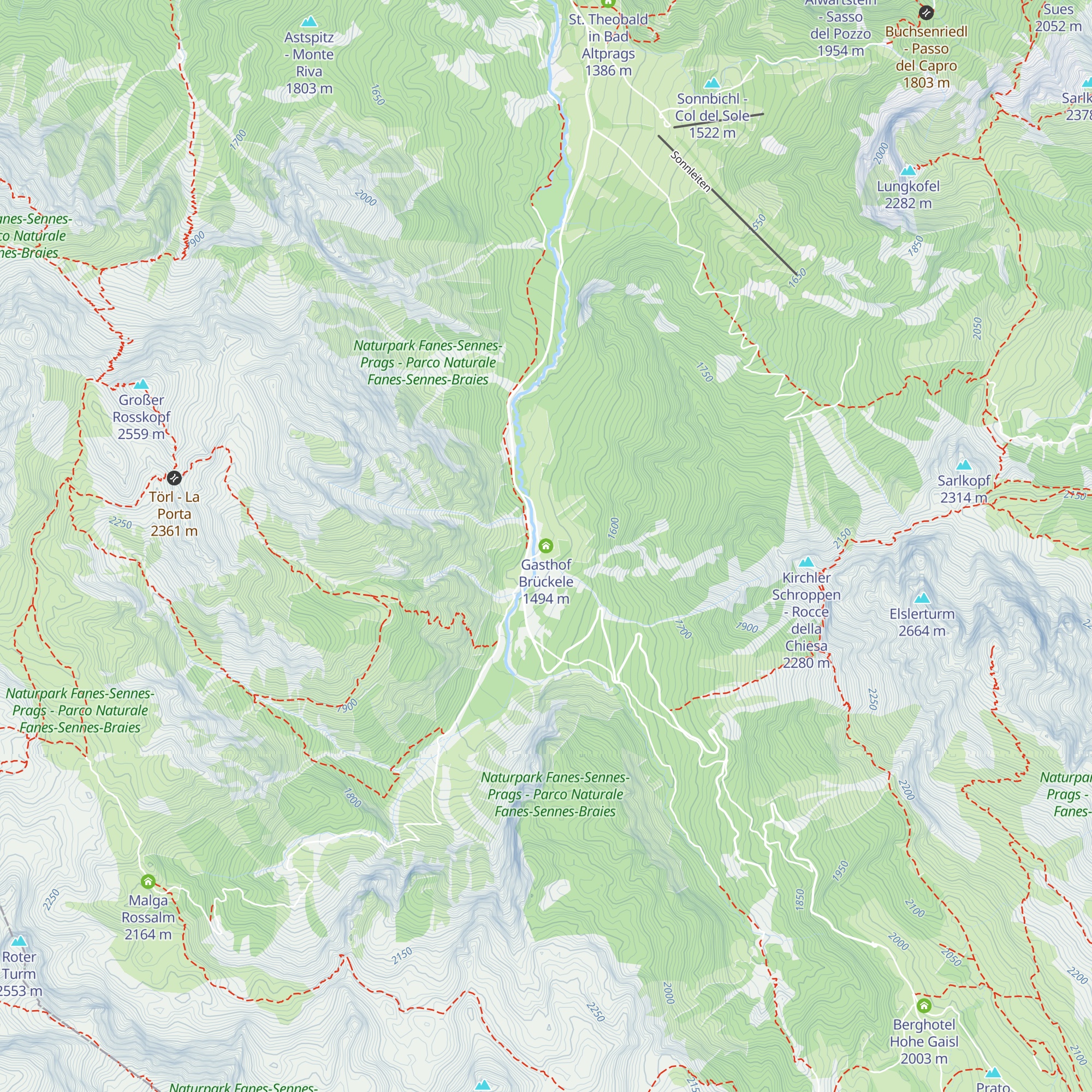 Gasthof Brückele map