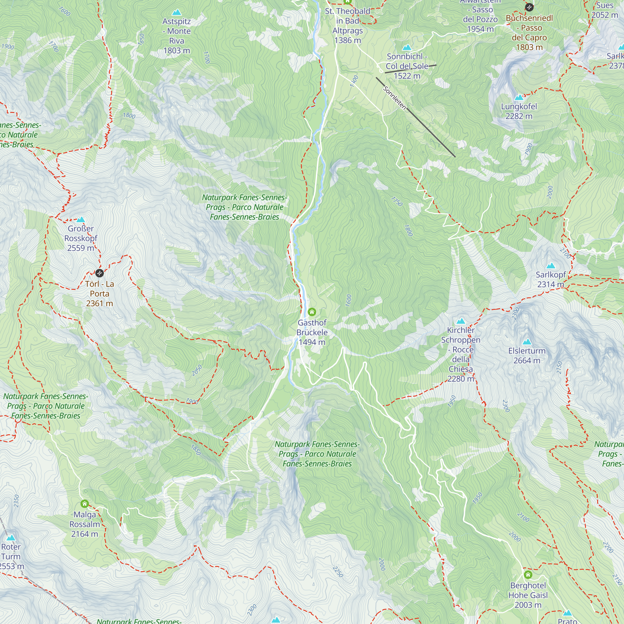 Gasthof Brückele map
