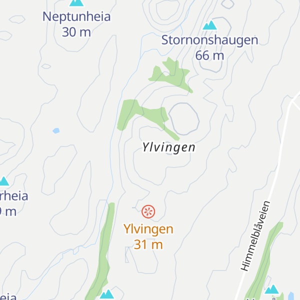 Map of Tyskhaugen