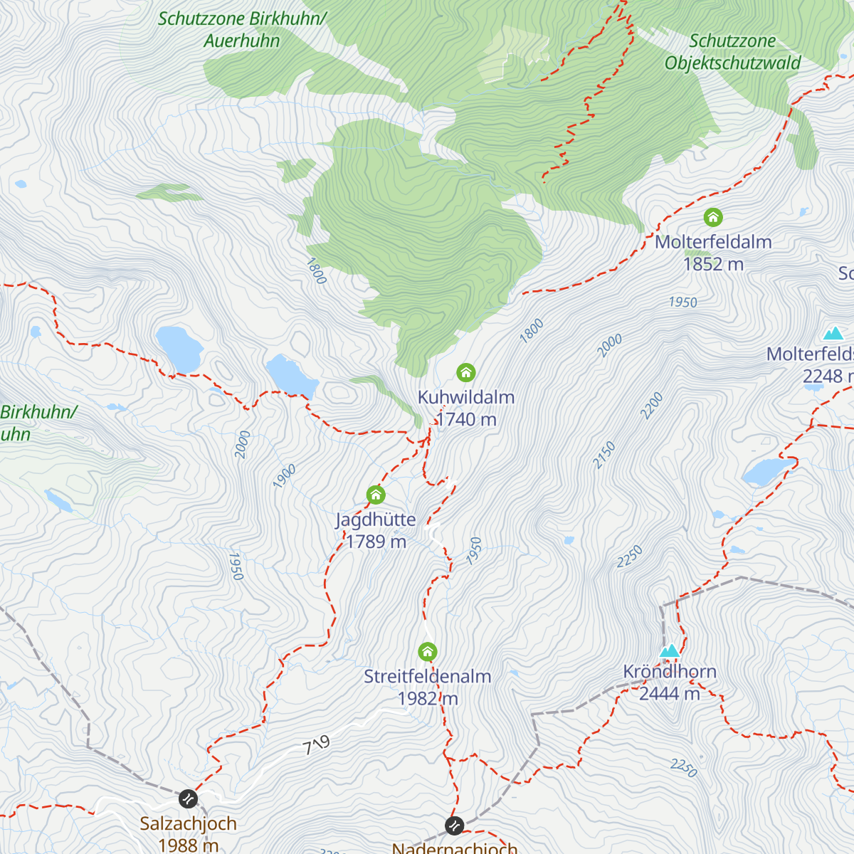 Neue Bamberger Hütte map