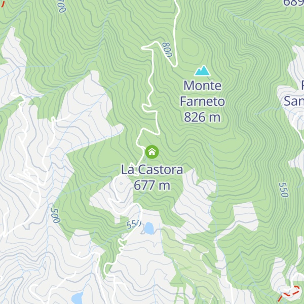 Map of La Castora