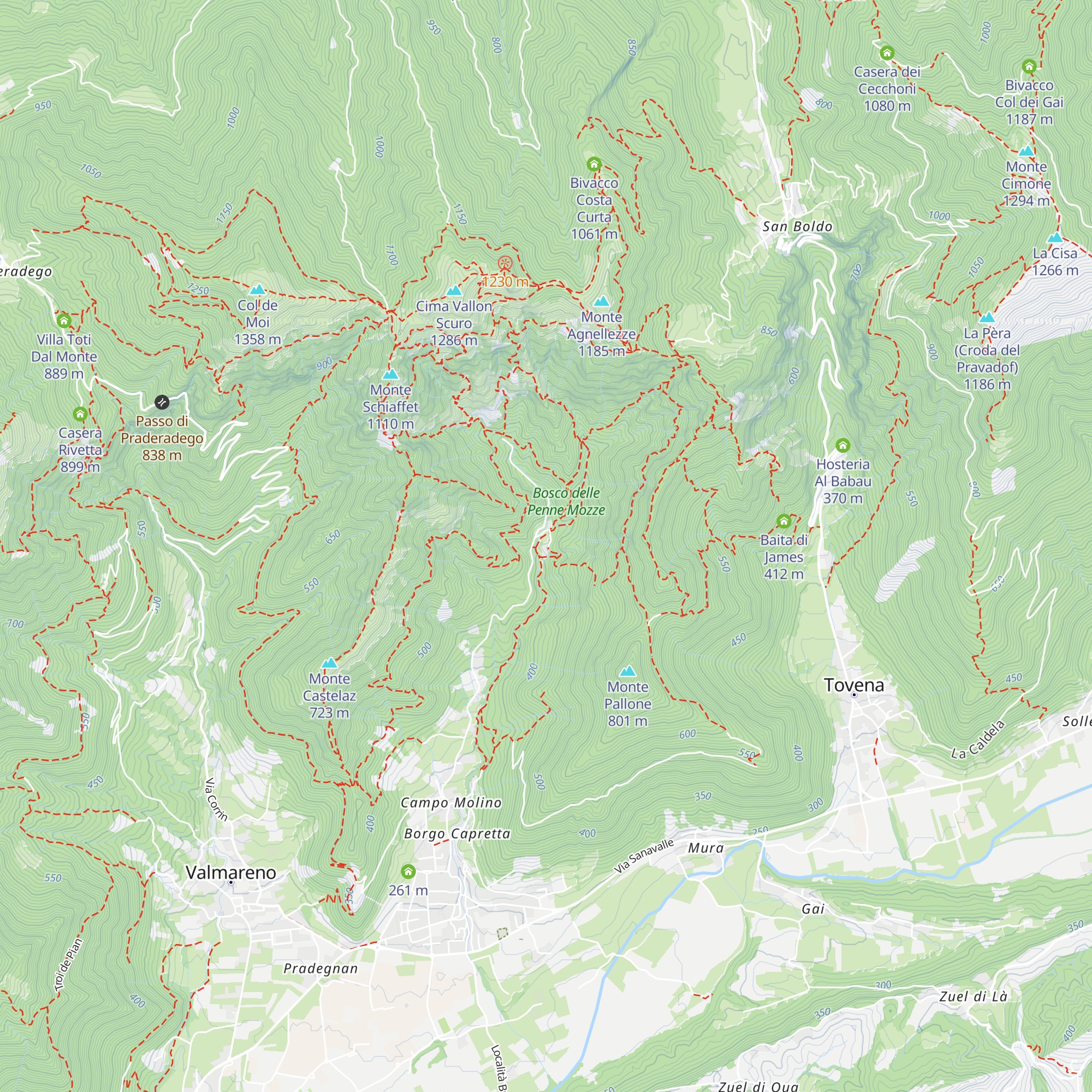Pizzeria map