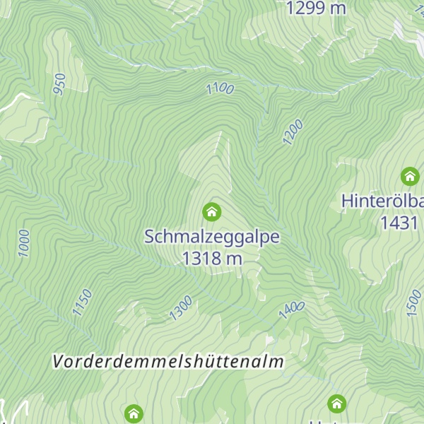 Map of Schmalzeggalpe