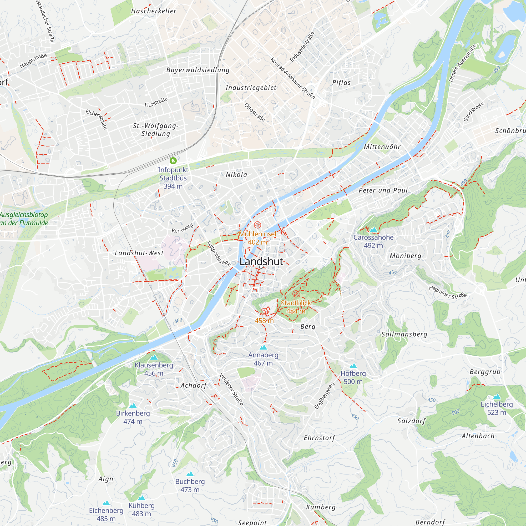 Amt für Marketing & Tourismus, Verkehrsverein Landshut e.V. map
