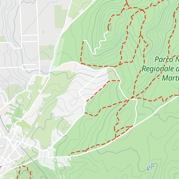 Map of Rifugio Passavanti - Agriturismo L'Oriolo