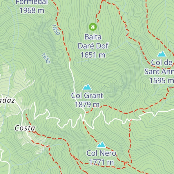 Map of Col Grant