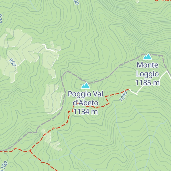 Map of Poggio Val d'Abeto