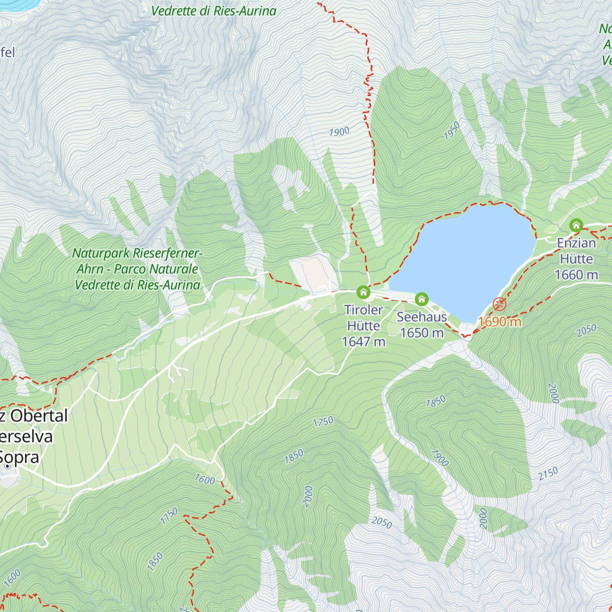 Huber Alm map