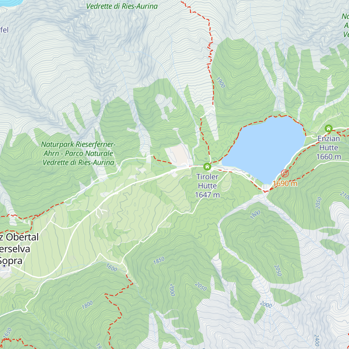 Huber Alm map