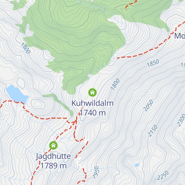 Map of Kuhwildalm