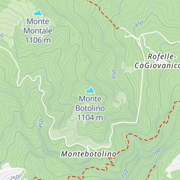 Map of Monte Botolino