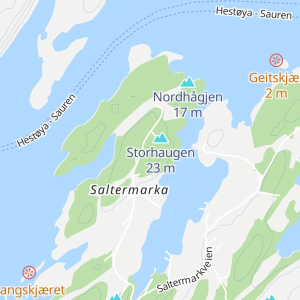 Map of Lauvåsen