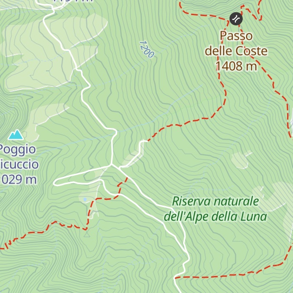 Map of Poggio della Ciocchetta