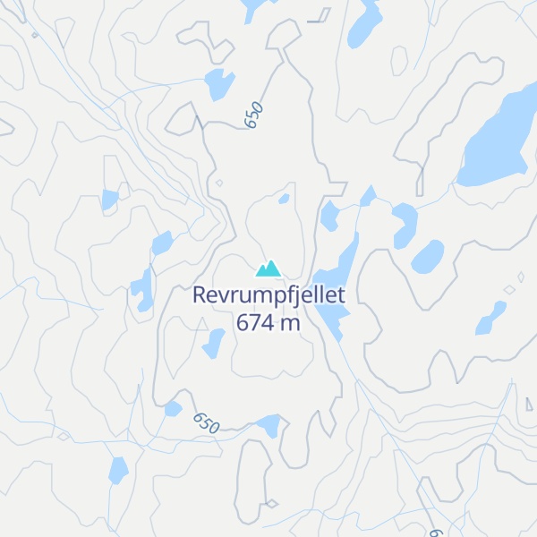 Map of Revrumpfjellet