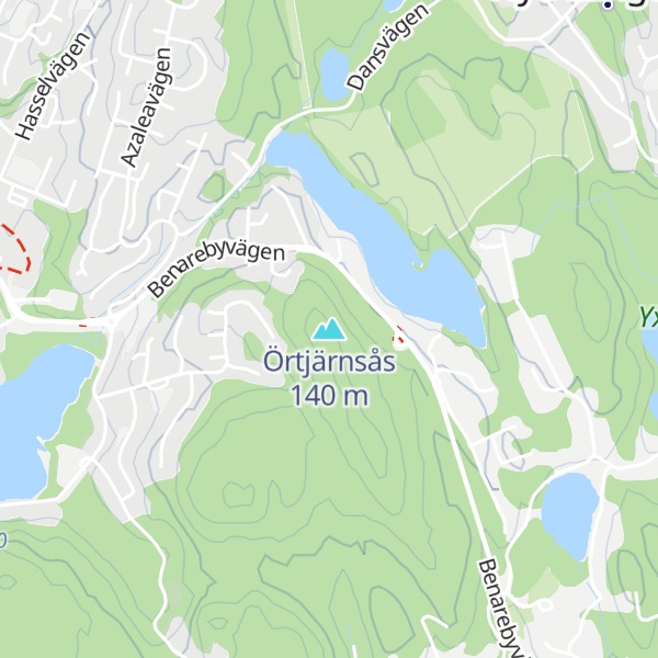 Map of Örtjärnsås