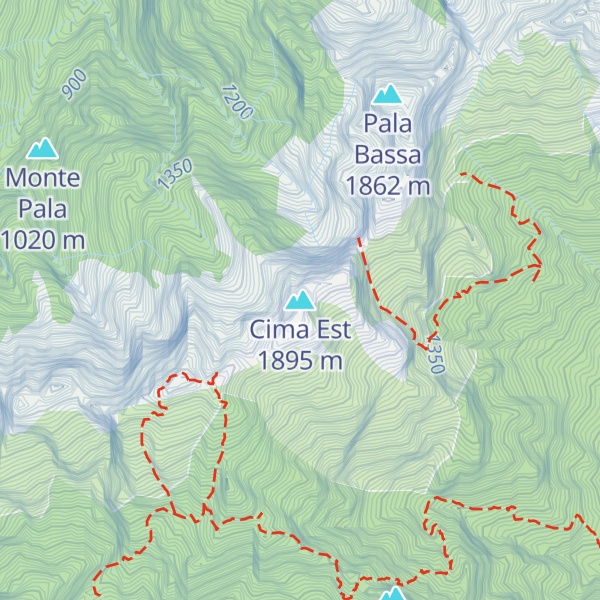 Map of Cima Est