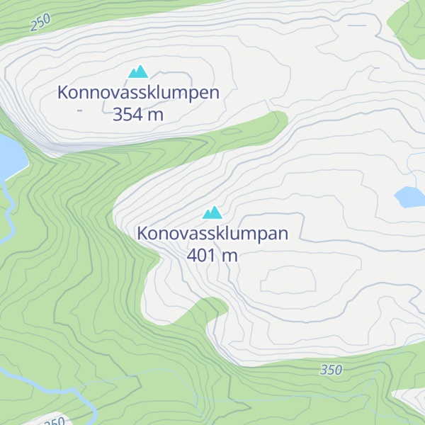 Map of Konovassklumpan
