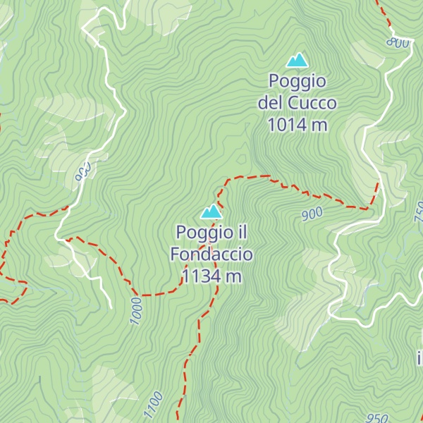 Map of Poggio il Fondaccio
