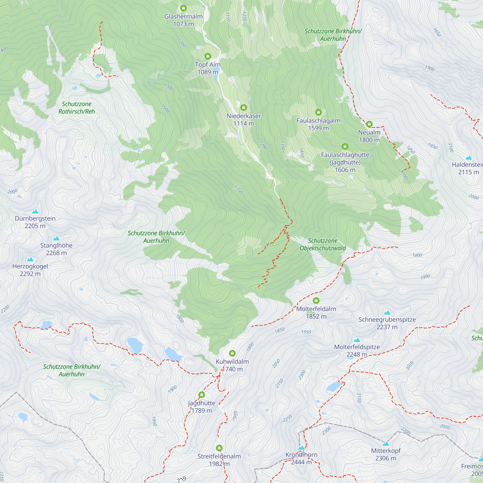 Hölzlalm map