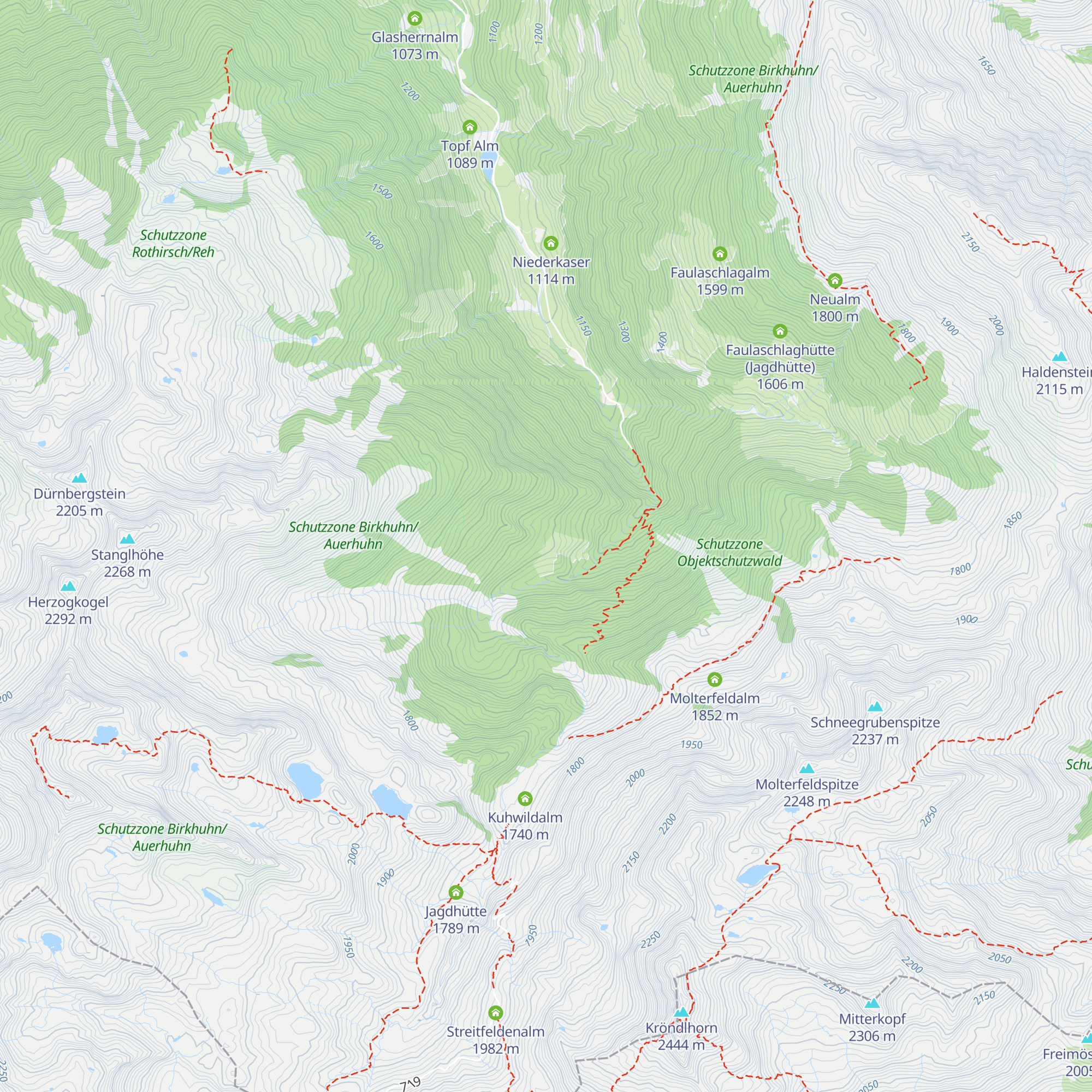 Hölzlalm map
